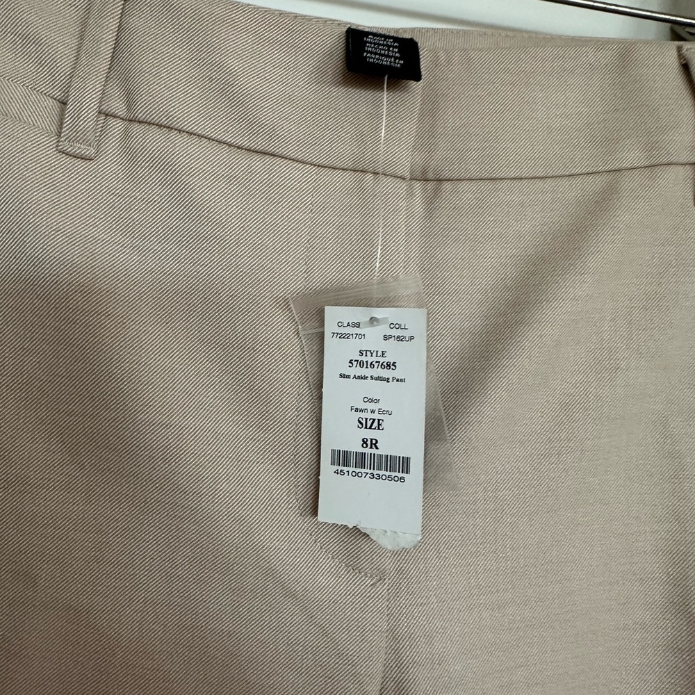 White House Black Market Beige Pantsuit